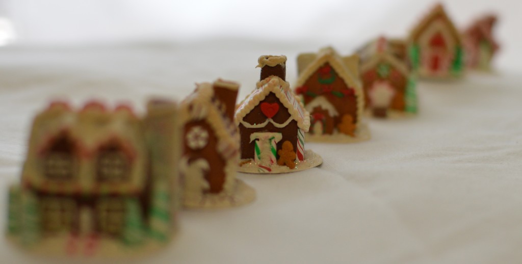 Tiny Gingerbread Houses